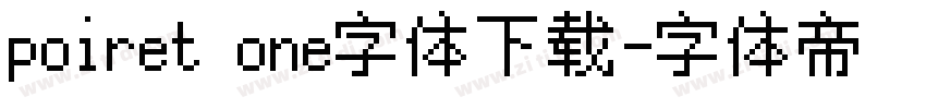 poiret one字体下载字体转换